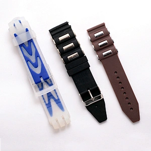 OEM adjustable flexible silicone rubber watch strap band for gifts