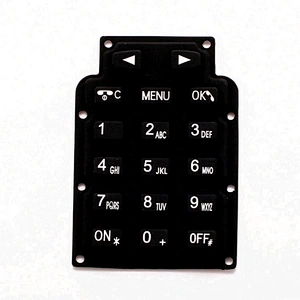 Hongju Waterproof Durable silicone keypad with Custom