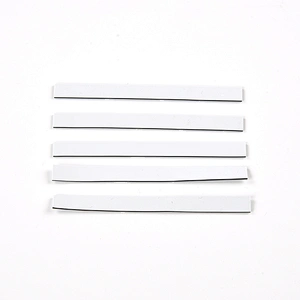 custom size white conductive silicone rubber zebra connector with self adhesive