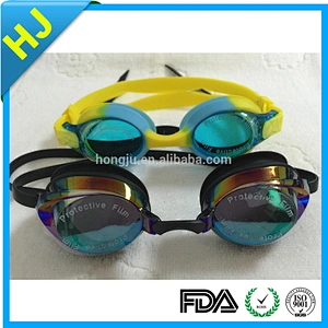 Adult high quality silicone swimming goggles