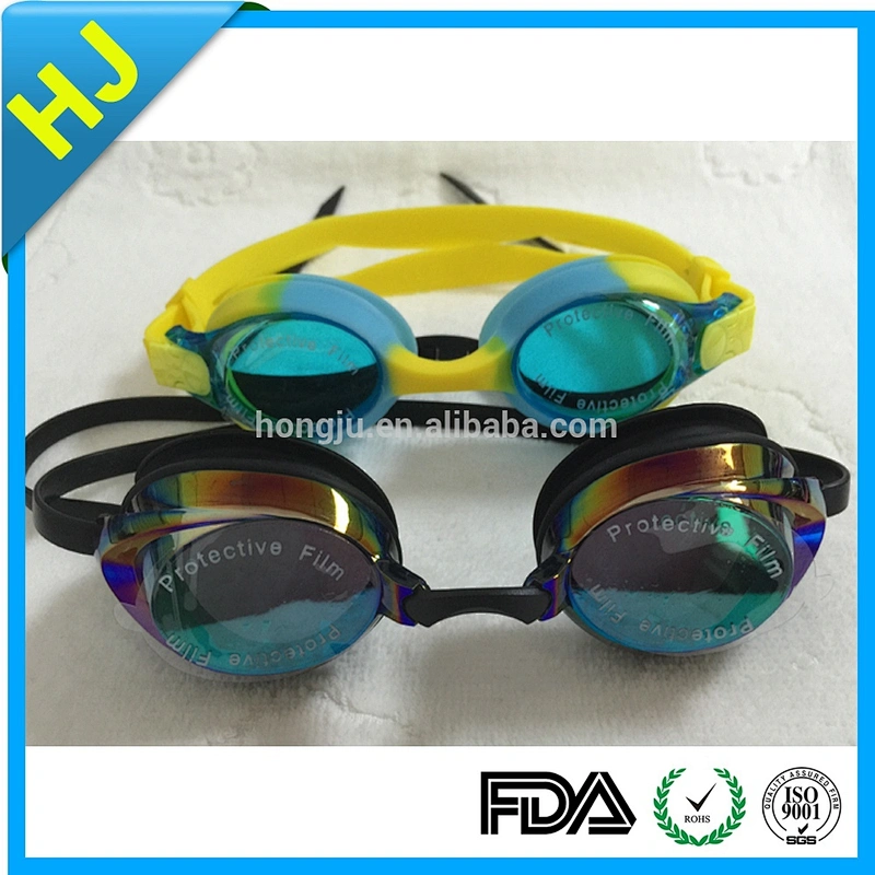 Adult high quality silicone swimming goggles