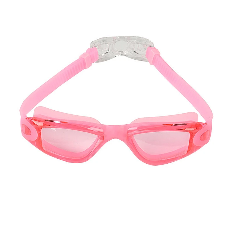 Guangdong OEM 2020 hot summer design best selling adjustable silicone swimming protective goggles with anti-fog PC lens