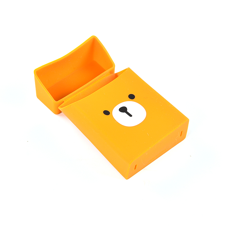 Hongju customized waterpoof various colors portable silicone rubber cigarette case/container/holder/box