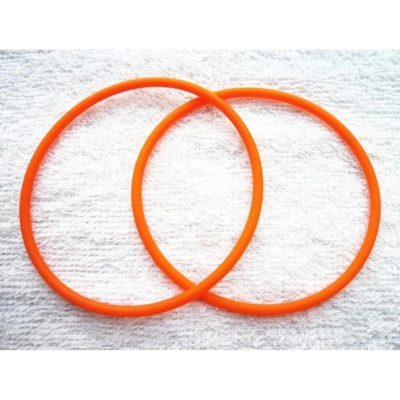 Silicone rubber O-rings/sealing rings of various sizes