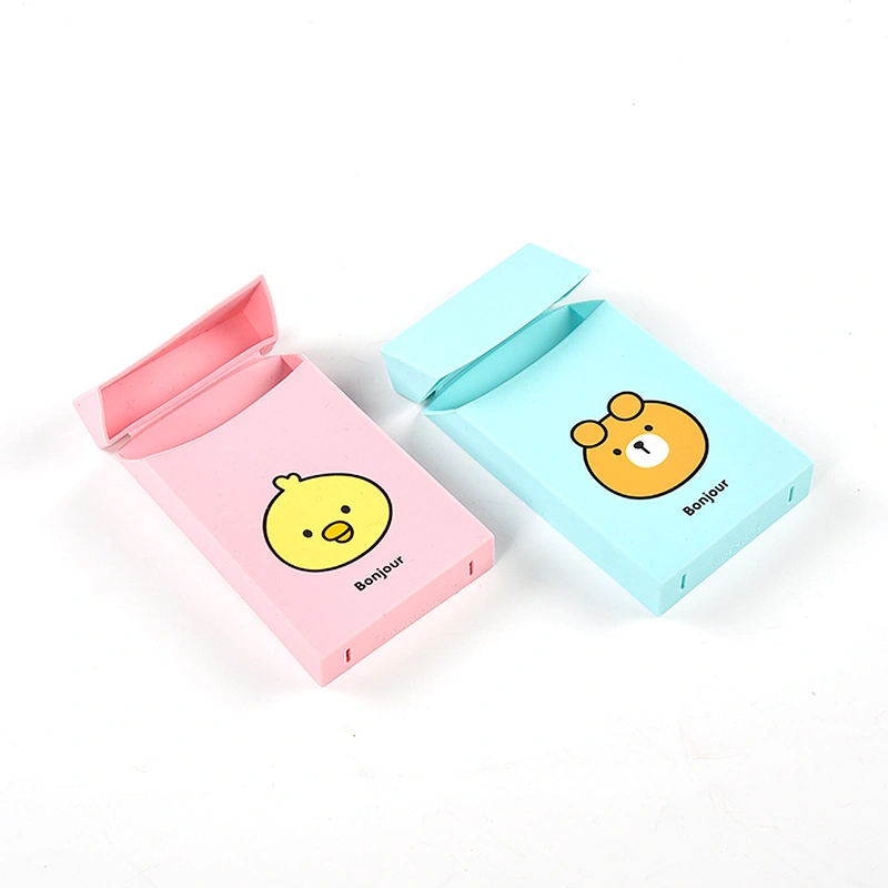 Hongju customized waterpoof various colors portable silicone rubber cigarette case/container/holder/box