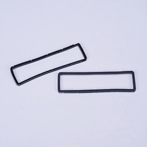 Hongju customized waterproof durable black various sizes food grade silicone rubber seal gasket/flat washers