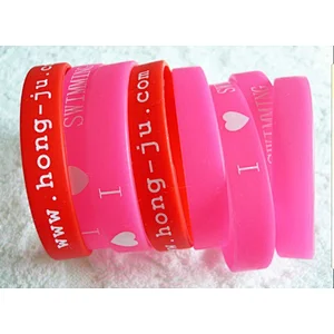 promotional gifts rubber silicon bracelet/custom silicon wrist band/silicon wristband
