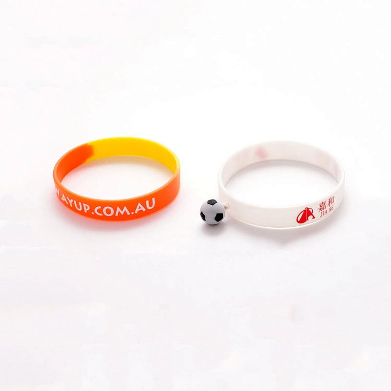 customized poplar colourful silicone rubber bracelets, silicone wristband for gifts