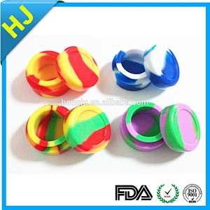 silicone jars  wax container, silicone container for wax oil