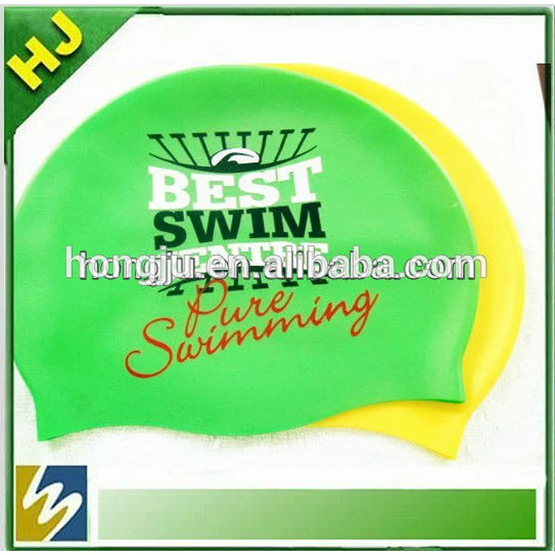 Silicone and Latex swim caps