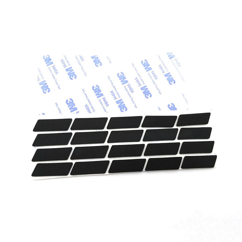 Custom made slide resist square molded rubber feet for chair legs