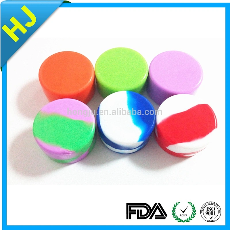 oil box silicone container colorful small oil box silicone rubber container