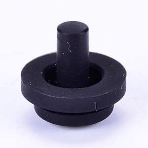 Hongju customized waterproof silicone rubber single push button with superior quality