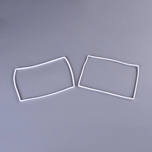 guangdong waterproof transparent in different shapes silicone rubber flat washer, gasket sealing