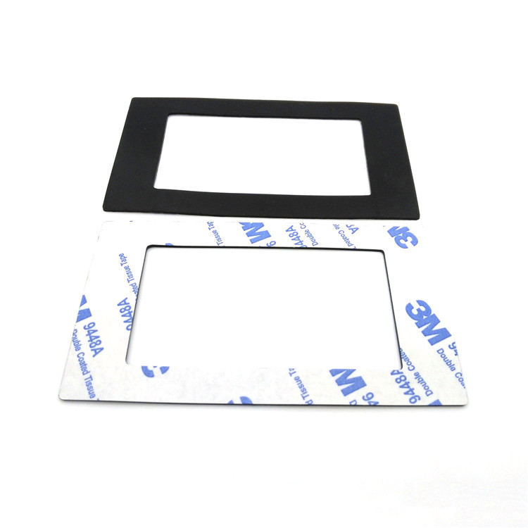 Dongguan customized various shape anti-slip square rubber feet for chair stable