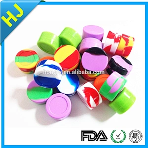 silicone jars  wax container, silicone container for wax oil