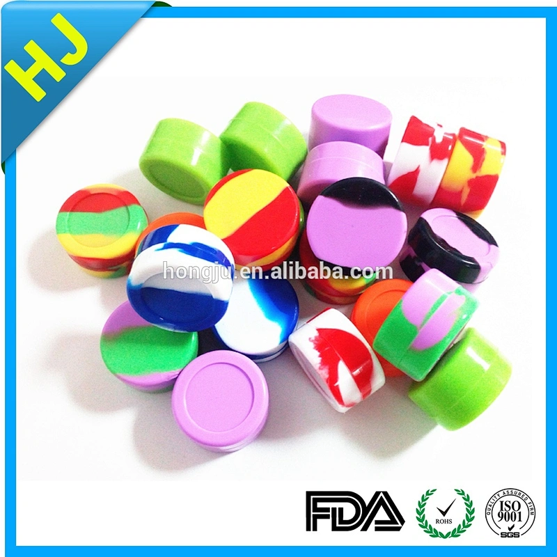 silicone jars  wax container, silicone container for wax oil