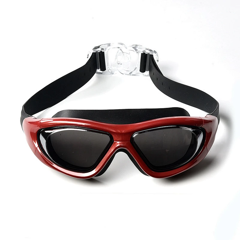 HongJu custom silicone rubber competition swimming goggles single diopter