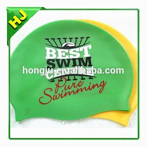 custom colorful swimming hat silicone