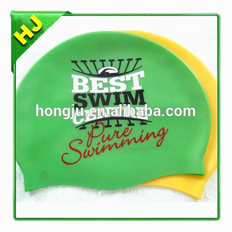 custom colorful swimming hat silicone