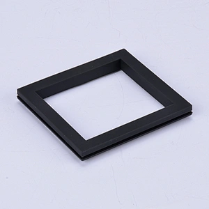 Hongju OEM waterproof oil-resistant silicone rubber fourquare seal gasket,flat washers