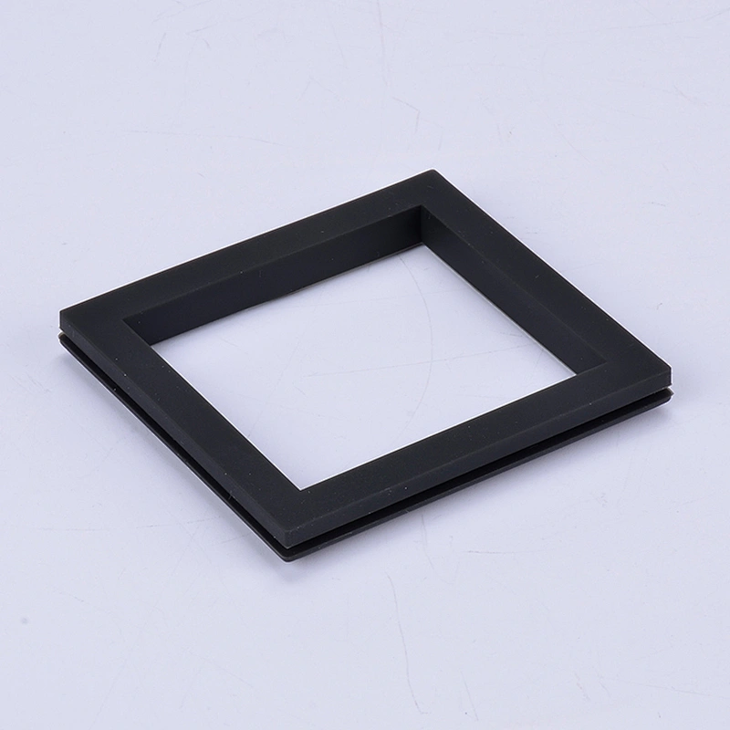 Hongju OEM waterproof oil-resistant silicone rubber fourquare seal gasket,flat washers
