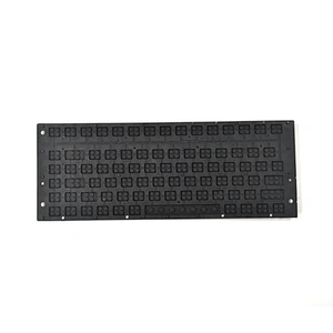Hongju customized /OEM durable spill resistant anti-dust silicone rubber flexible keyboard for computer