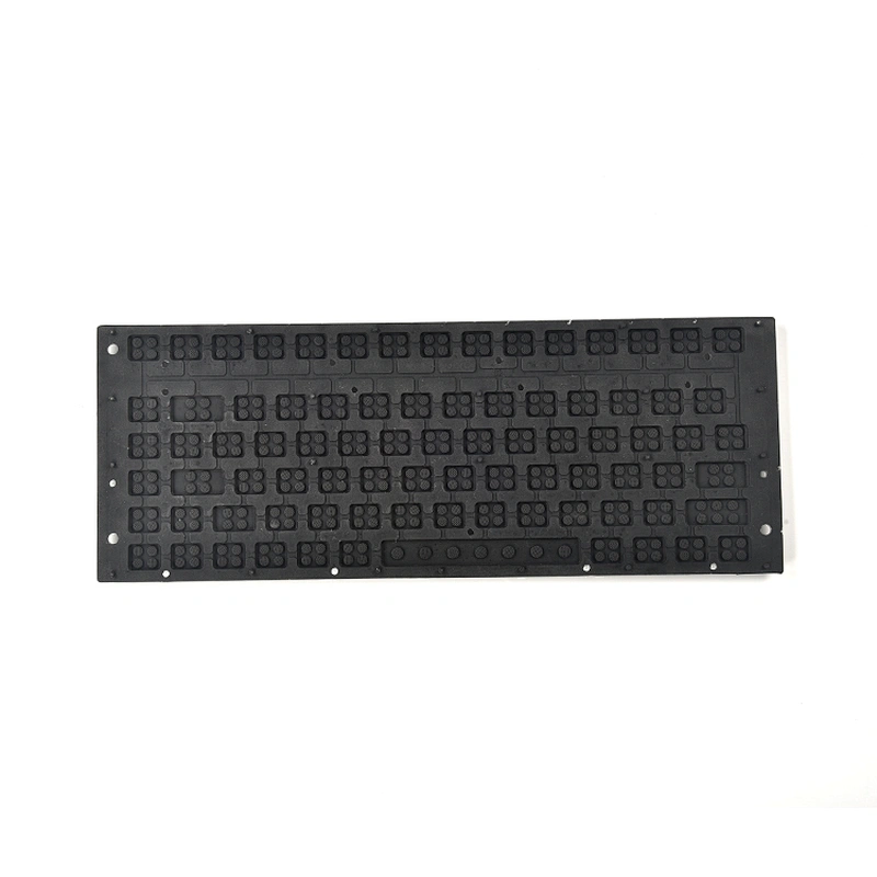 Hongju customized /OEM durable spill resistant anti-dust silicone rubber flexible keyboard for computer