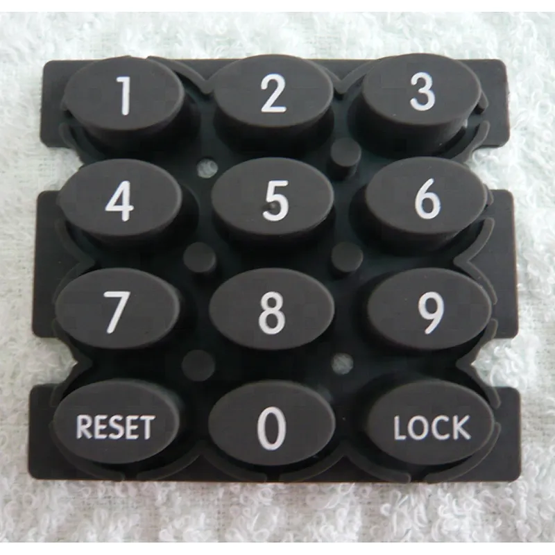 OEM conductive silicone rubber keypad/ push button/keyboard