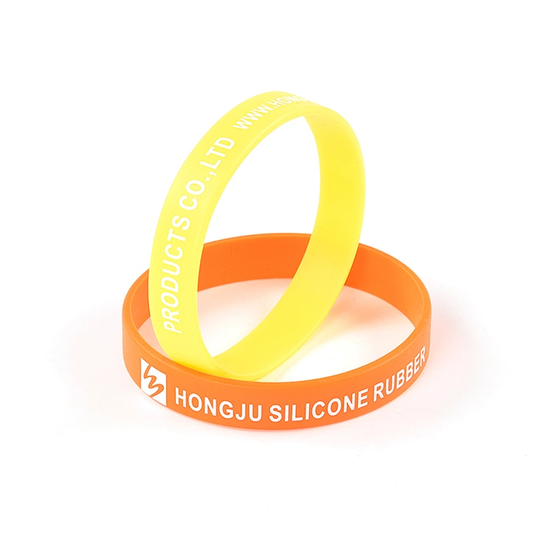 Wholesale customized various types fashionable soft silicone rubber bracelets/wristband