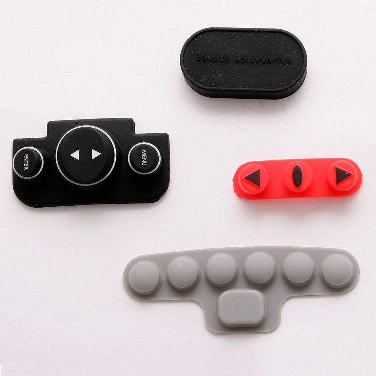 Gandong customized waterproof silicone rubber  key push button in professional design