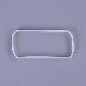 guangdong waterproof transparent in different shapes silicone rubber flat washer, gasket sealing
