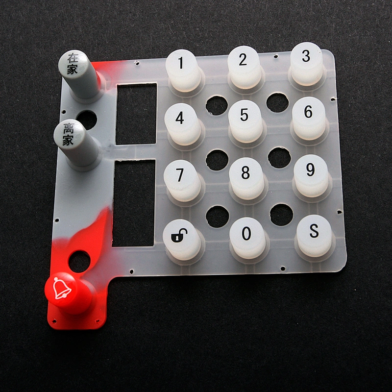 Hot sale OEM high pressure waterproof silicone rubber switch keypad press buttons for electronic application