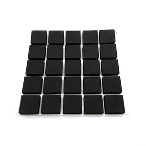 Guangdong wholesale heat resistant durable silicone rubber various types flat foot pads