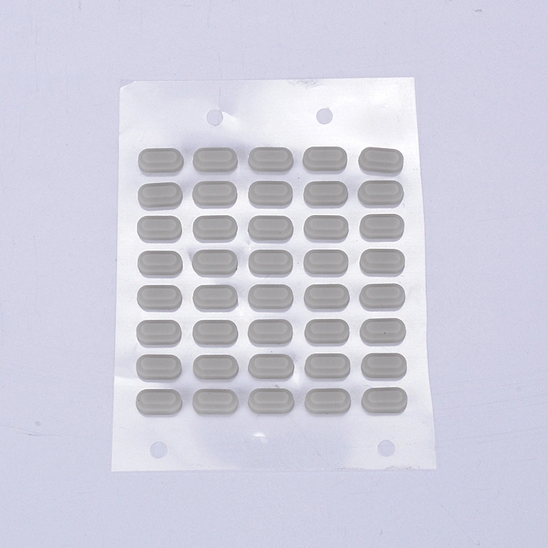 Customized durable anti-slip silicone rubber small feet gasket, small feet stand for keyboards