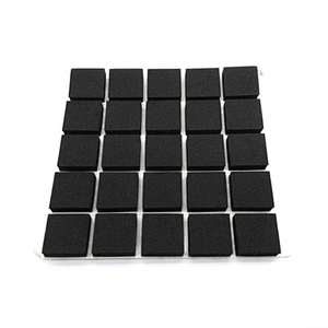 Guangdong OEM durable waterproof silicone rubber different types foot pads with strong adhesive