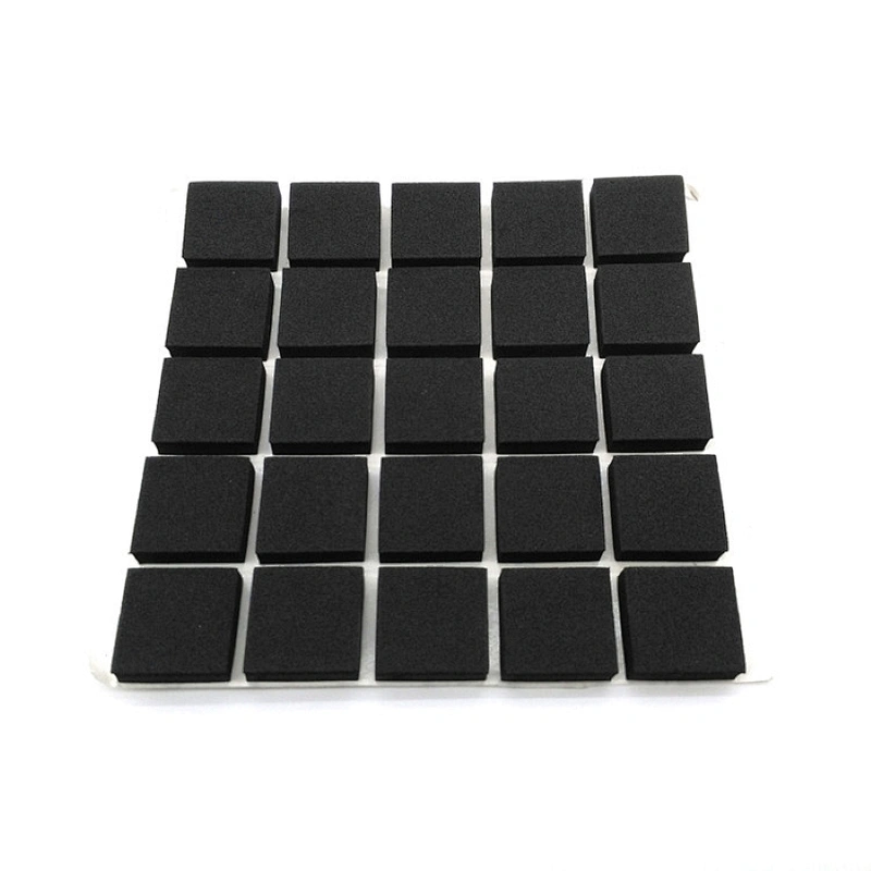 Guangdong OEM durable waterproof silicone rubber different types foot pads with strong adhesive