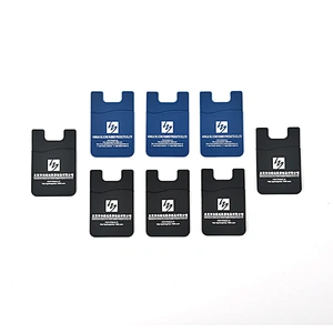 Hongju customized various style waterproof silicone rubber credit card, business card holders/wallet