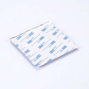 Hongju high temperature resistant durable silicone rubber white  adhesive foot pads,silicone gasket