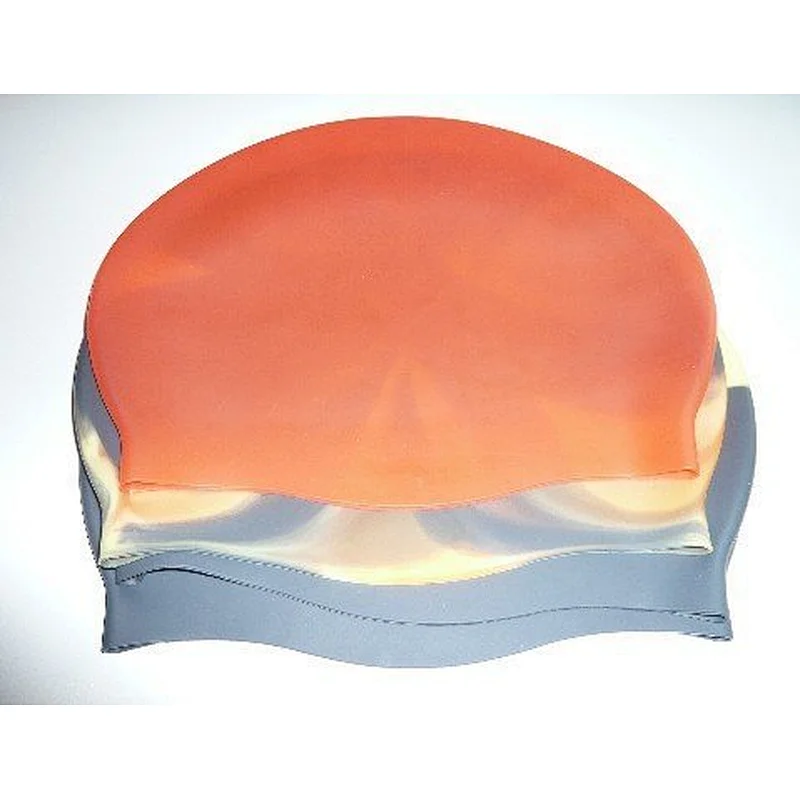 Silicone Swimming Cap with Printed Logo