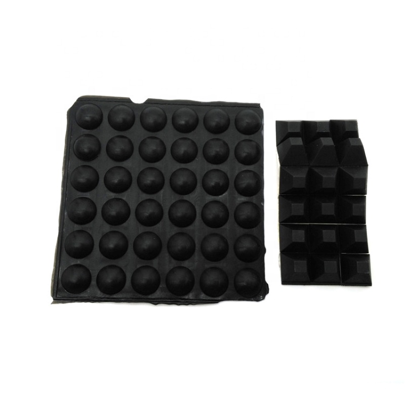 customized furniture water proof silicone rubber foot pads with self adhesive