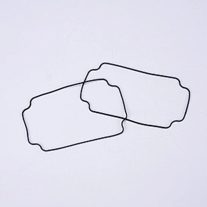 Hongju OEM heat-resistance rectangular rubber seal gasket