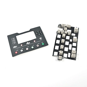 Hongju OEM customized durable spill resistant silicone rubber push button switches for electronic
