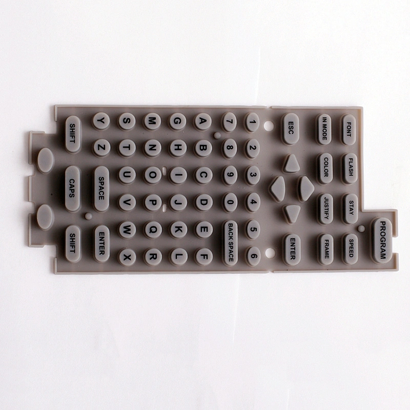 Guangdong custom design waterproof spill resistant wireless silicone rubber conductive press keypad