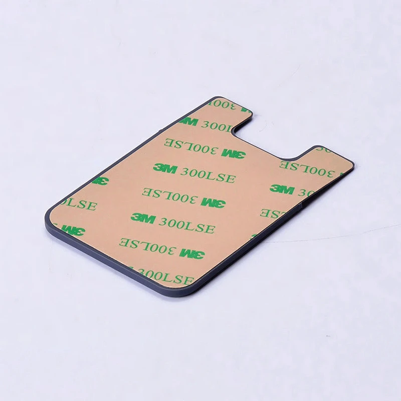 SIlicone mobile phone back 3m sticker pouch,card holder for smart phone