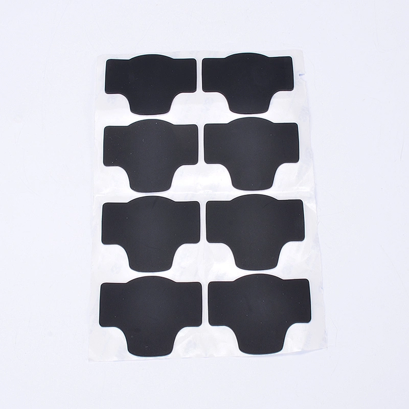 Hongju customized anti-slip different shapes adhesive silicone rubber pads