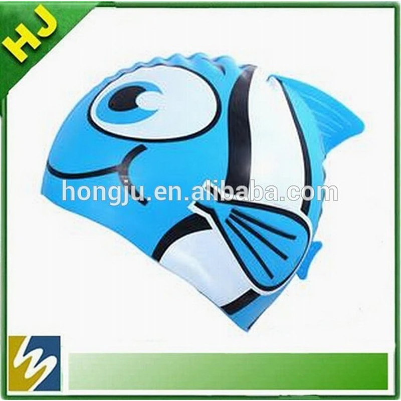 custom logo silicone swim cap
