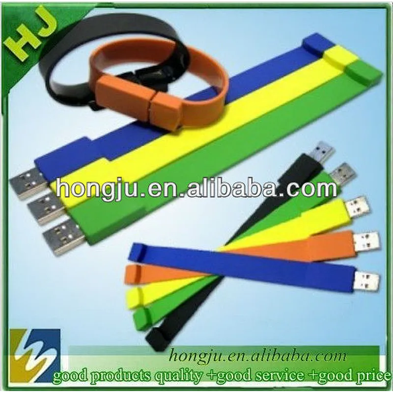 cheap silicone bracelet usb flash drive