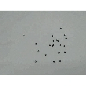 Silicone rubber O-rings/sealing rings of various sizes
