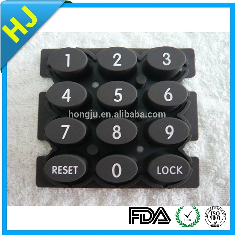 Custom made silicone button rubber keypad